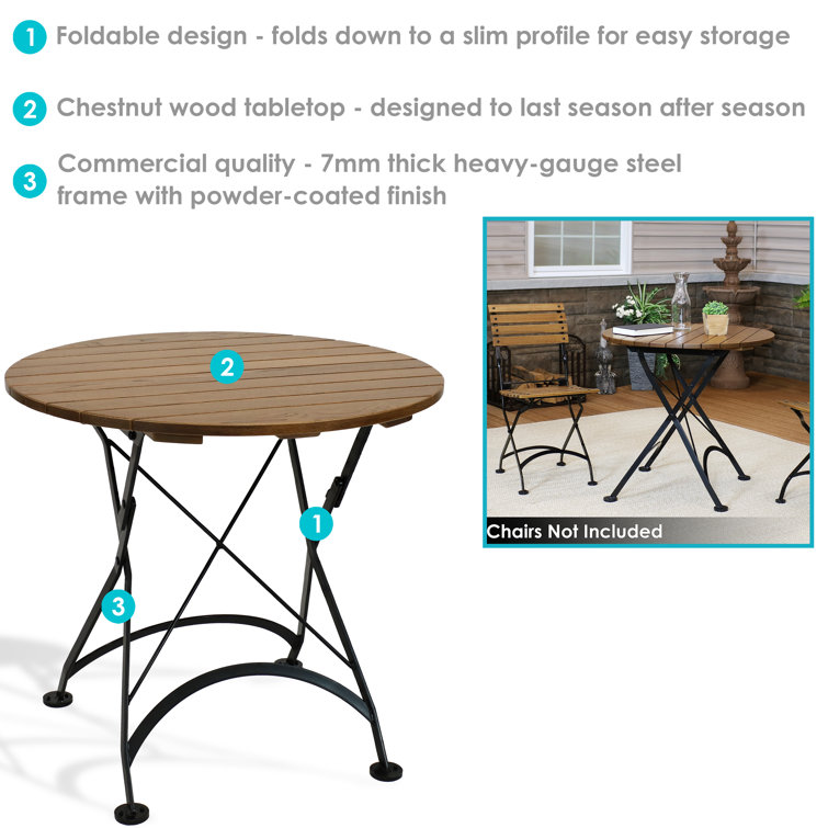 Fold down 2024 bistro table